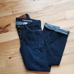 H&M Conscious Denim Dark Crop Jeans